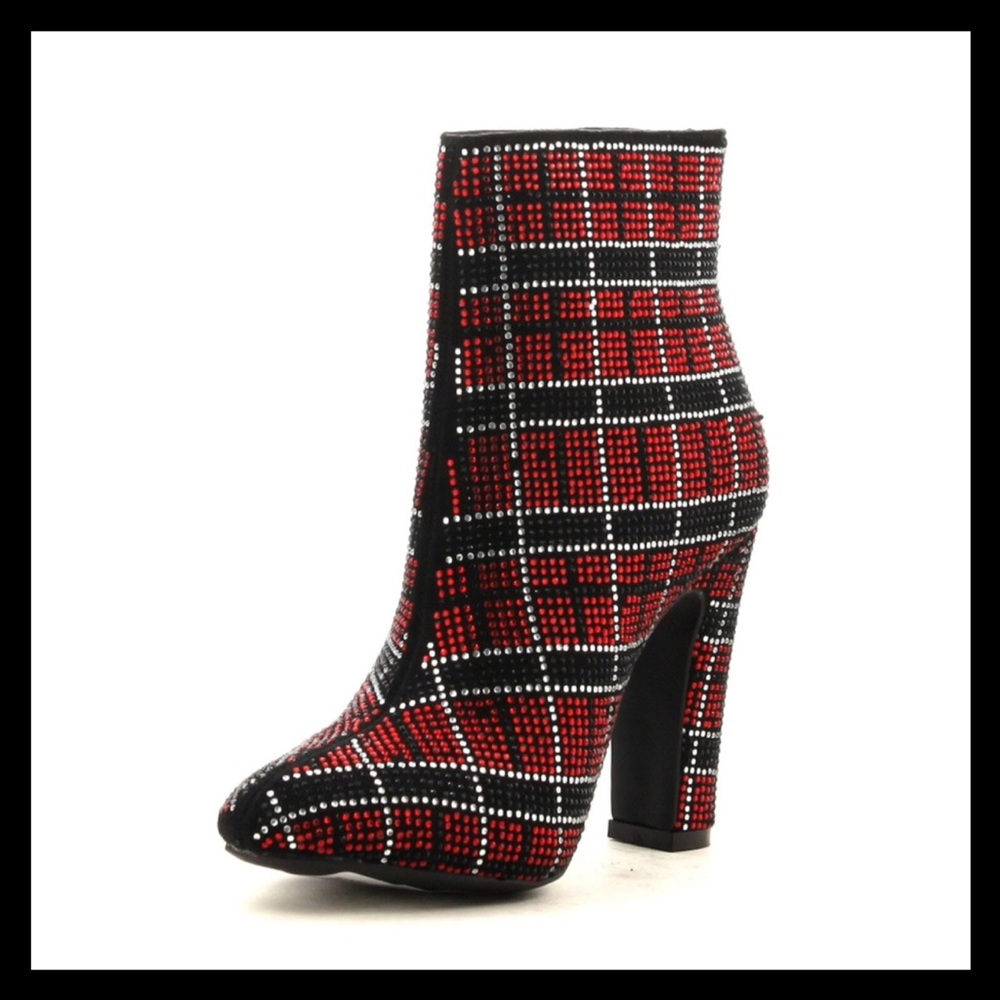 Cape Robbin Crystal Embellished Booties - Picture 6 of 8